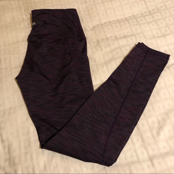 Heather purple leggings. - Picture 4 of 6